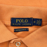 Polo By Ralph Lauren Slim Fit Polo Shirt - Medium Orange Cotton