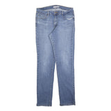 LEVI'S Womens Slim Blue Denim Slim Jeans Cotton Blend W32 L32 Classic Zip