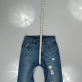 501 Levis Jeans - 26W 27L Blue Cotton