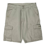 Wrangler Cargo Shorts - 34W 9L Beige Cotton