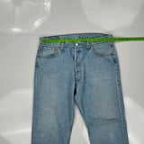 Levis 501 Jeans - 34W 31L Light Wash Denim