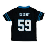 Age 18 Months Carolina Panthers Nfl Football Football Jersey - 2XS Black Polyester