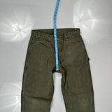 Dickies Carpenter Pants - 32W 34L Green Cotton