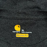 Carhartt Long Sleeve T-Shirt - XL Gray Cotton