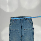 Carhartt Double Knee Carpenter Jeans - 36W 32L Blue Cotton
