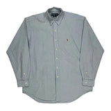 Blake Ralph Lauren Shirt - Large Gray Cotton