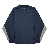Reebok Windbreaker - Large Navy Nylon