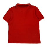 Age 12 Lacoste Polo Shirt - 3XS Red Cotton