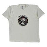 L'Héritage Anvil Single Stitch T-Shirt - XL White Cotton Blend