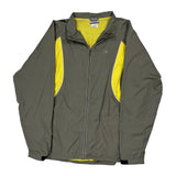 Reebok Windbreaker - XL Gray Polyester