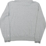 CHAMPION Boys Grey Pullover Hoodie L Cotton Blend Logo Comfort Casual