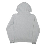 CHAMPION Boys Grey Pullover Hoodie L Cotton Blend Logo Comfort Casual