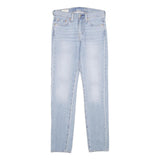 LEVI'S 510 BIG E Mens Jeans Blue Slim Skinny Denim Light W27 L32 Zip Cotton