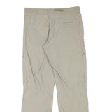 SCHOFFEL Womens Beige Regular Fit Outdoor Trousers W31 L29 Zip Polyester Blend