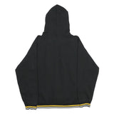 SELECTICAS Mens Black Zip Up Hoodie M SHCBW Logo Cotton Blend Casual Sweatshirt