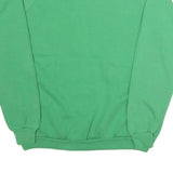JERZEES Mens Green Cotton Blend Sweatshirt XL Crew Neck Casual Basic Pullover