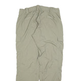 COLUMBIA Mens Regular Beige Cargo Trousers W34 L32 Outdoor Zip Pocket Utility
