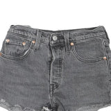 LEVI'S Womens Shorts Grey Denim Cut-Off M W32 Frayed Hem Classic Fit