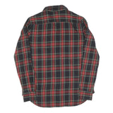 LAUREN RALPH LAUREN Womens Red & Navy Check Shirt S Classic Cotton Long Sleeve