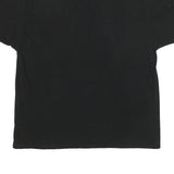 CHAMPION Mens Black Cotton Blend Logo Graphic T-Shirt XL Crew Neck Short Sleeve