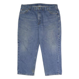 CARHARTT Mens Relaxed Blue Denim W44 L28 Cotton Jeans Zip Casual Workwear
