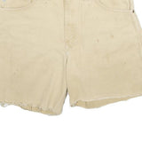 CARHARTT Mens Shorts Beige Casual Cut-Off M W32 Distressed Workwear
