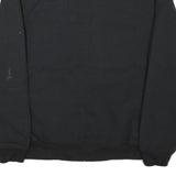 ADIDAS Mens Black Jacket S Cotton Blend Plain Zip Casual Sportswear