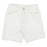 WRANGLER Womens Shorts White Casual S W28 Stylish Cotton Blend