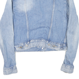 LEVI'S Womens Blue Denim Jacket S Cotton Classic Button Closure Stylish