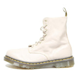 DR MARTENS 1460 Womens Lace-Up Boots White Leather UK 9 Durable Classic Style