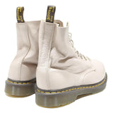 DR MARTENS 1460 Womens Lace-Up Boots White Leather UK 9 Durable Classic Style