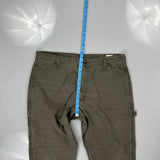 Unbranded Carpenter Trousers - 39W 30L Grey Cotton