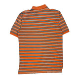 Polo By Ralph Lauren Striped Polo Shirt - Large Multicoloured Cotton