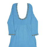 TEMPERLEY LONDON Womens Blue Day Jersey Plain Long Sleeve Knee Length UK 12