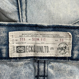 Ecko Unltd Slim Fit Jeans - 32W 32L Light Wash Denim