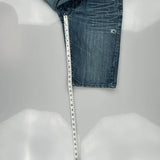 72 Unlimited Denim Shorts - 30W 14L Blue Cotton