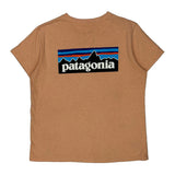 Responsibili-Tee Patagonia T-Shirt - Medium Orange Cotton Blend