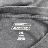 Dickies T-Shirt - 2XL Black Cotton