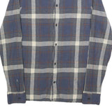 ALL SAINTS Mens Blue & White Check Shirt XS Classic Cotton Casual