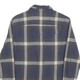 ALL SAINTS Mens Blue & White Check Shirt XS Classic Cotton Casual