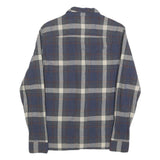 ALL SAINTS Mens Blue & White Check Shirt XS Classic Cotton Casual