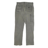 CARHARTT Mens Relaxed Fit Grey Cotton Blend Relaxed Leg Trousers W34 L31