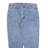 CARHARTT Mens Relaxed Blue Denim Light W36 L26 Zip Cotton Blend Jeans