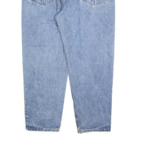 CARHARTT Mens Relaxed Blue Denim Light W36 L26 Zip Cotton Blend Jeans