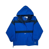 Reebok Windbreaker - Small Blue Polyester