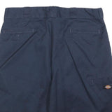 DICKIES Mens Navy Casual Shorts XL W38 Relaxed Fit Workwear Cotton Blend