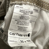 Carhartt Carpenter Trousers - 29W 32L Khaki Cotton