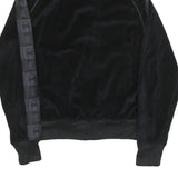 CHAMPION Mens Black Track Jacket S Polyester Blend Plain Zip Casual Sportswear