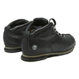 TIMBERLAND Mens Black Leather Ankle Boots UK 8.5 Comfortable Casual Outdoor