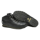 TIMBERLAND Mens Black Leather Ankle Boots UK 8.5 Comfortable Casual Outdoor